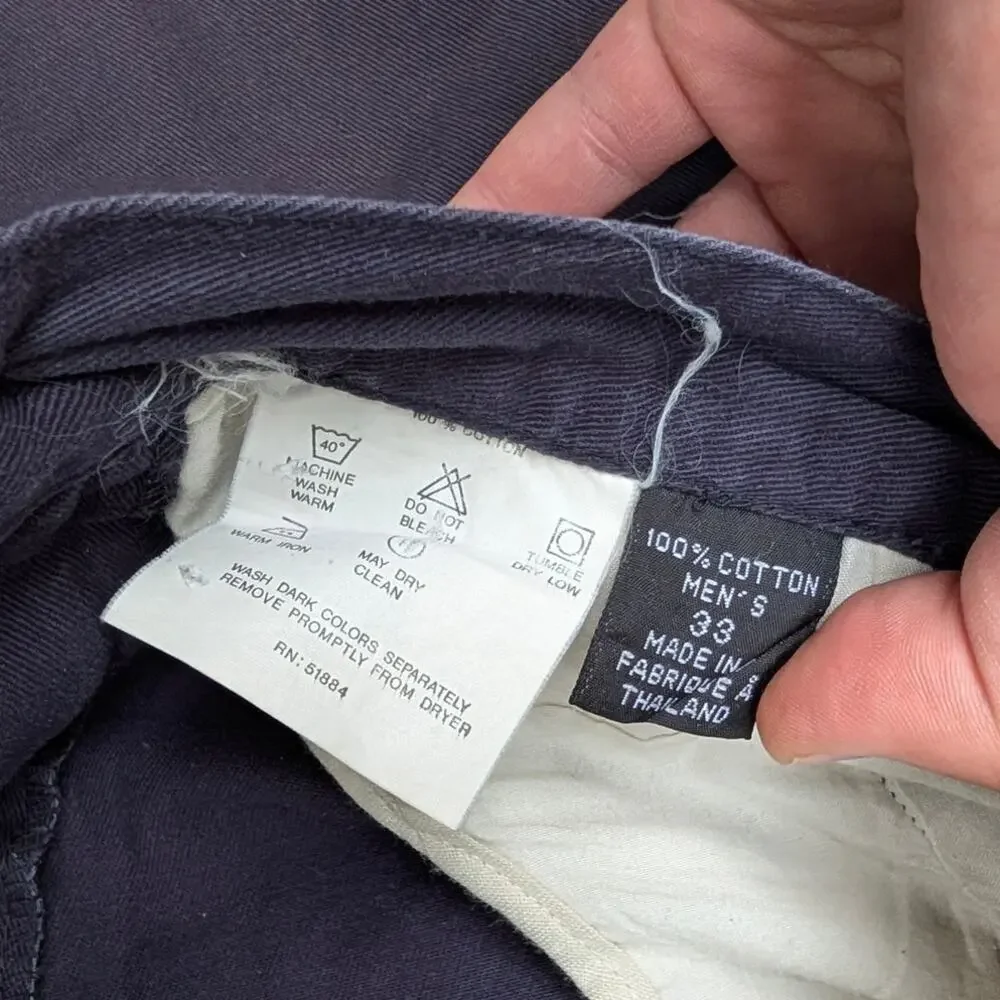 Vintage Patagonia Sun Faded Navy Canvas Pants Y2K Workwear Skater Mens 33x29